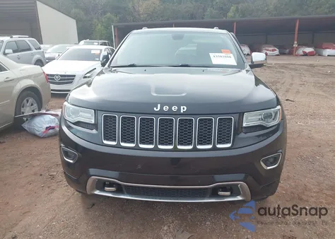 2014 Jeep Grand Cherokee Overland z USA, uszkodzony, nr VIN 1C4RJECG9EC125403